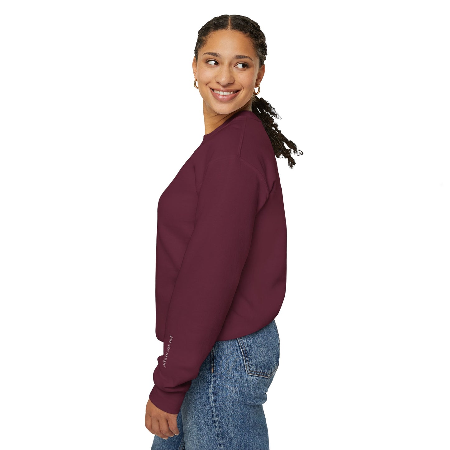 Logo with Note to Self Crewneck Sweatshirt