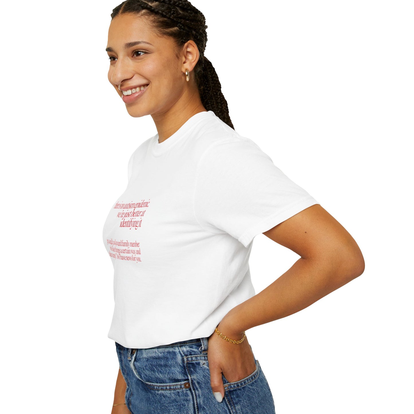 There is No Autism Epidemic Garment-Dyed T-shirt