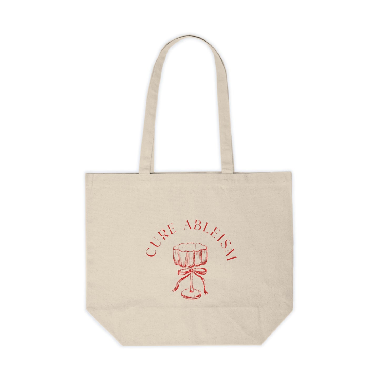 Cure Ableism Canvas Shopping Tote