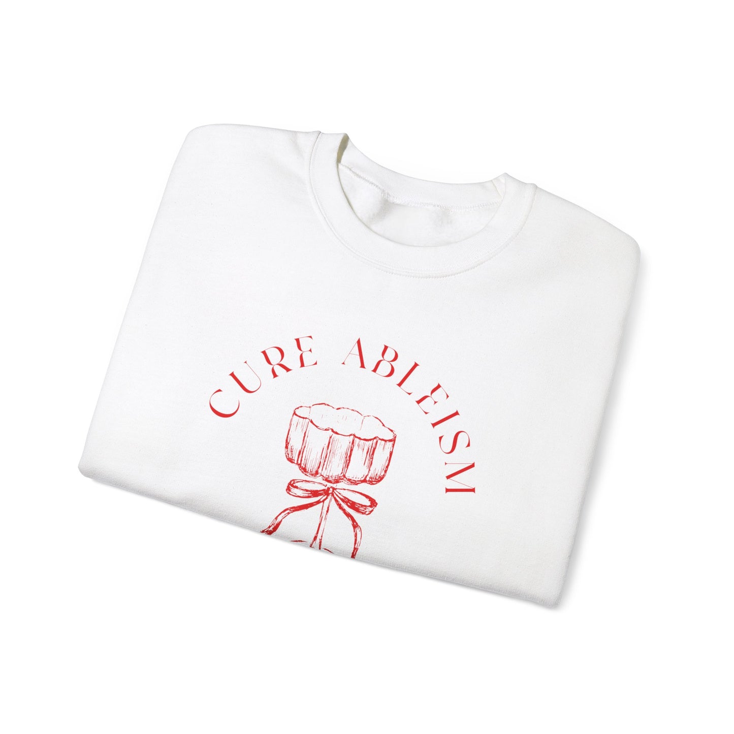 Cure Ableism Crewneck Sweatshirt