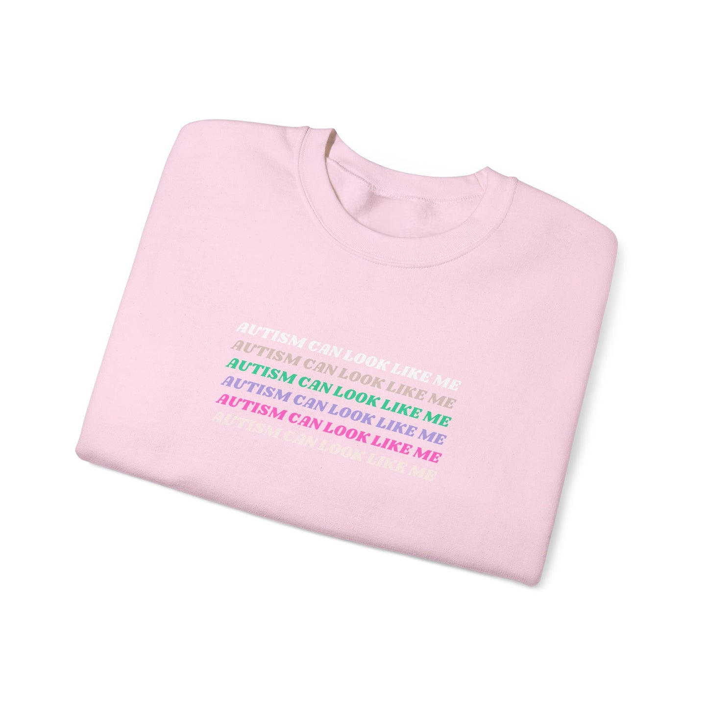Autism Can Look Like Me Crewneck Sweatshirt