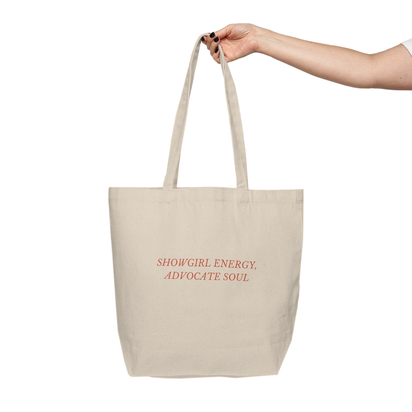 Showgirl x Advocate Canvas Shopping Tote