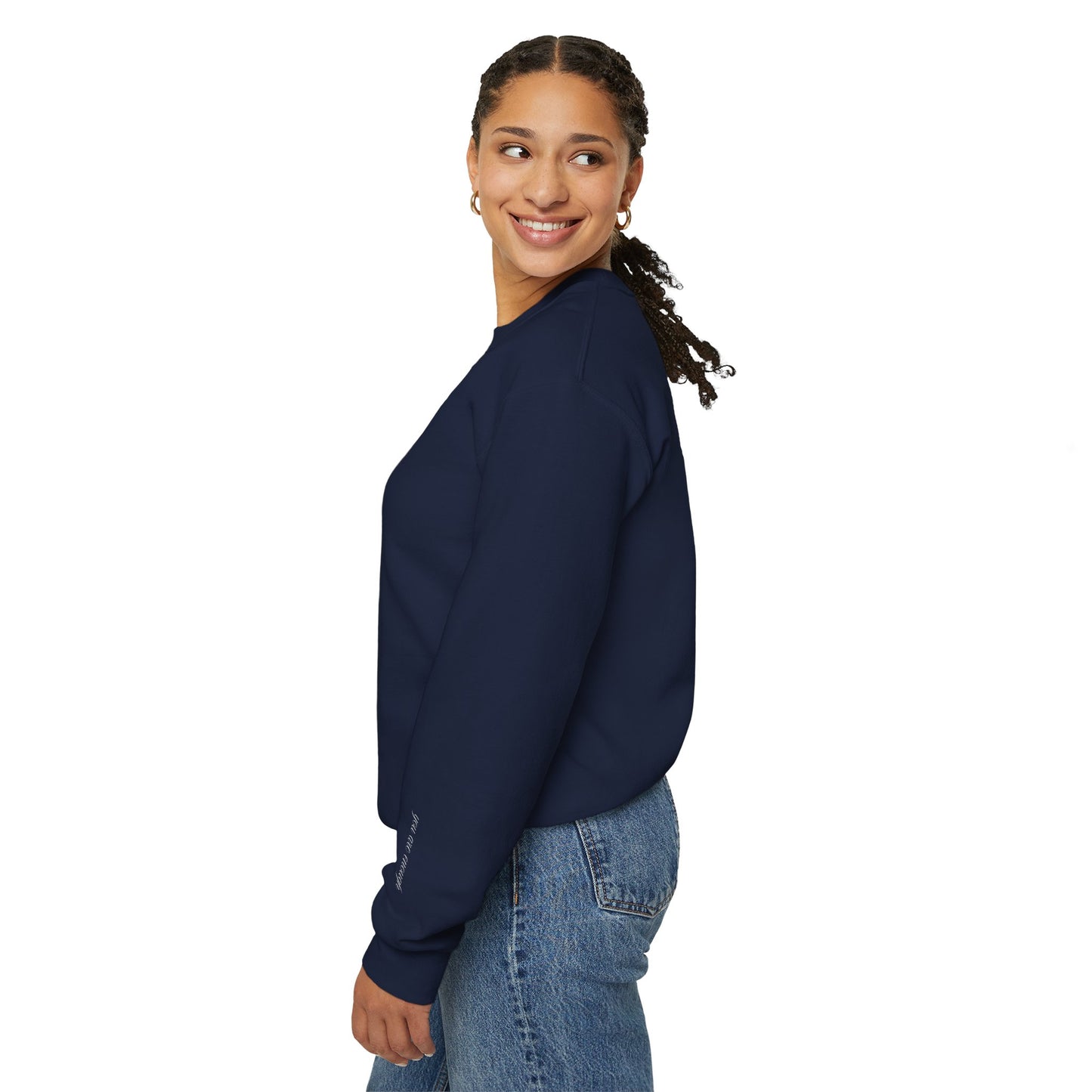 Logo with Note to Self Crewneck Sweatshirt