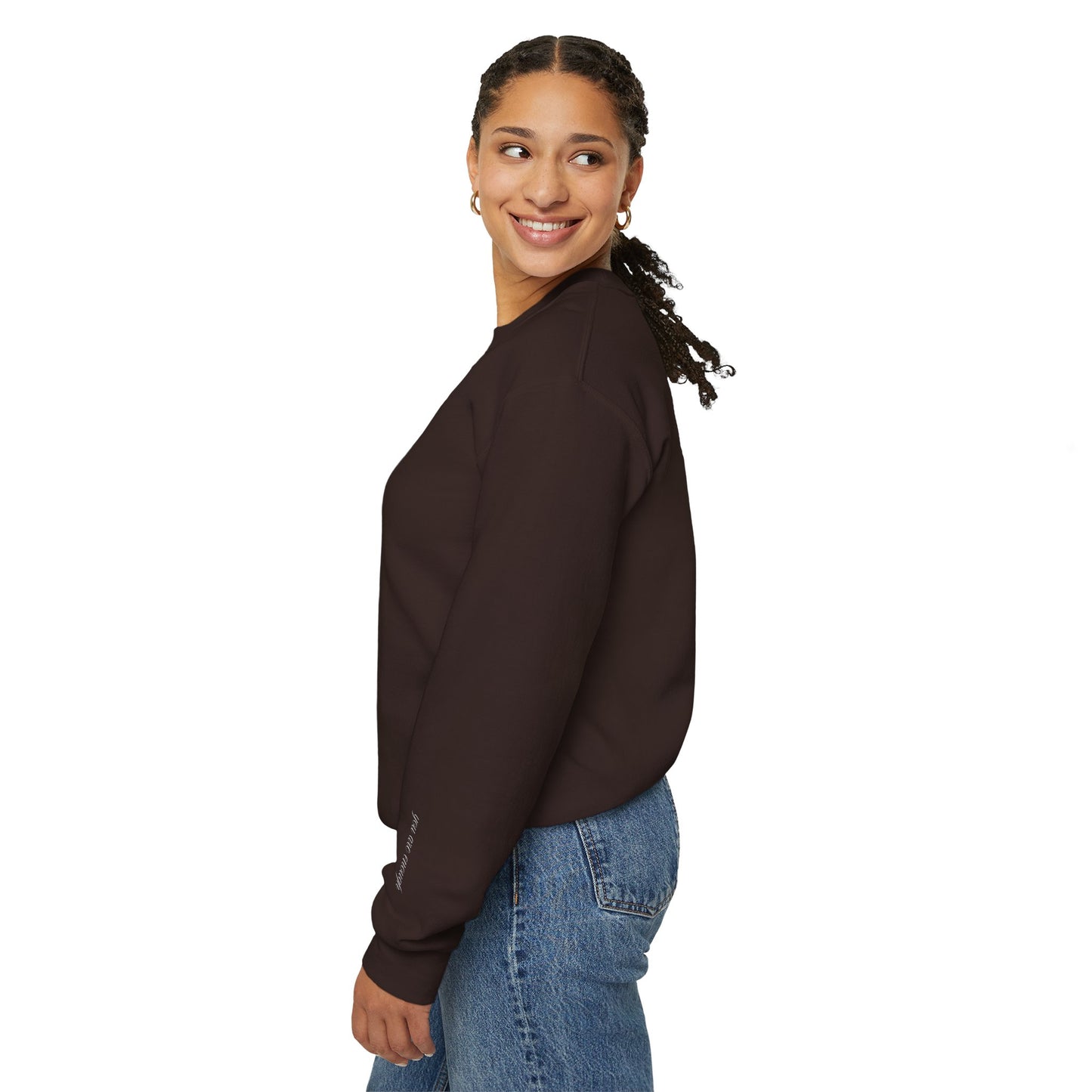 Logo with Note to Self Crewneck Sweatshirt