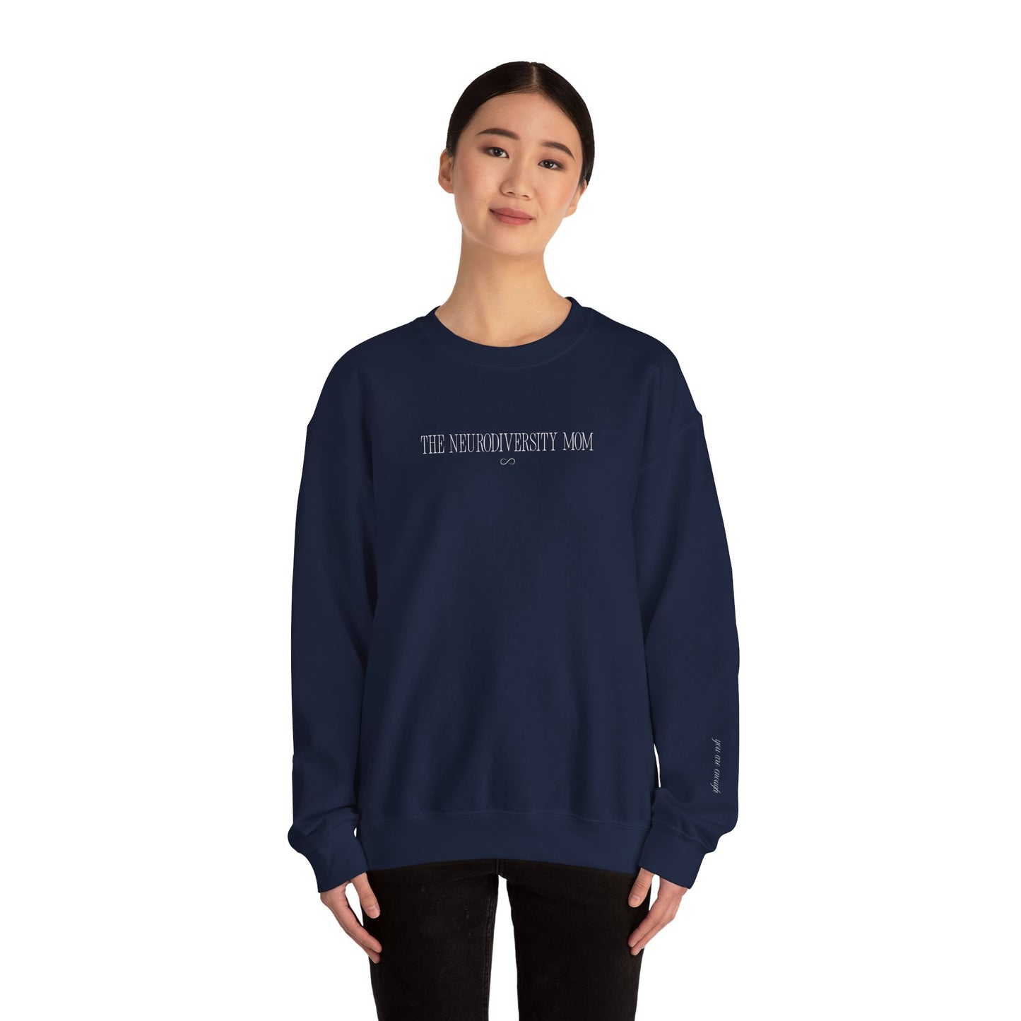Logo with Note to Self Crewneck Sweatshirt
