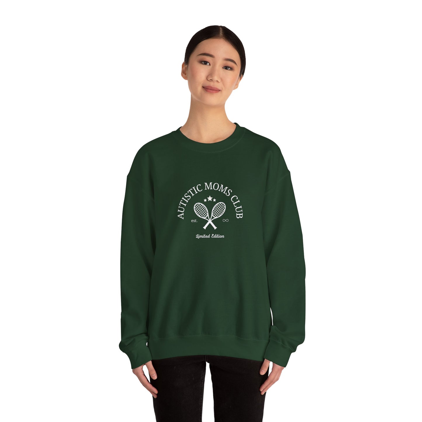 Autistic Moms Club Crewneck Sweatshirt