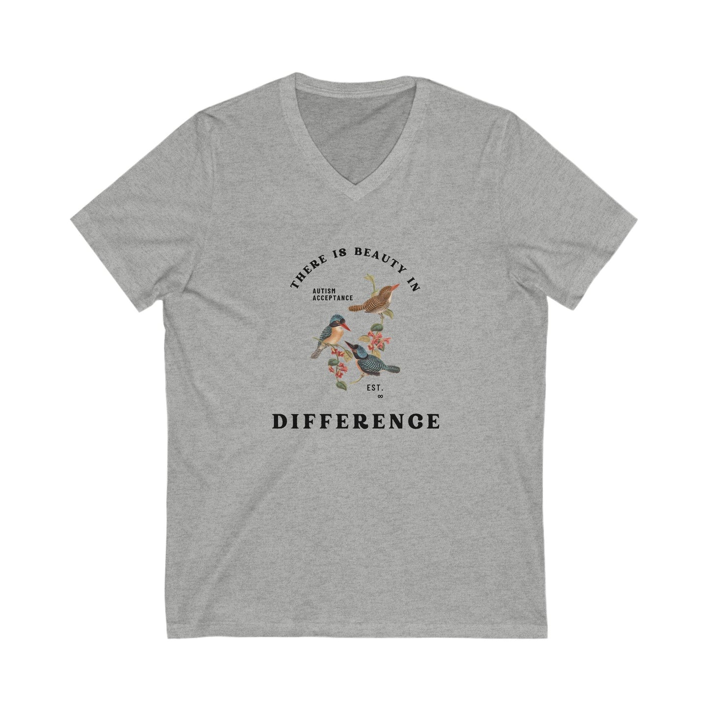 Beauty in Difference V-Neck Tee