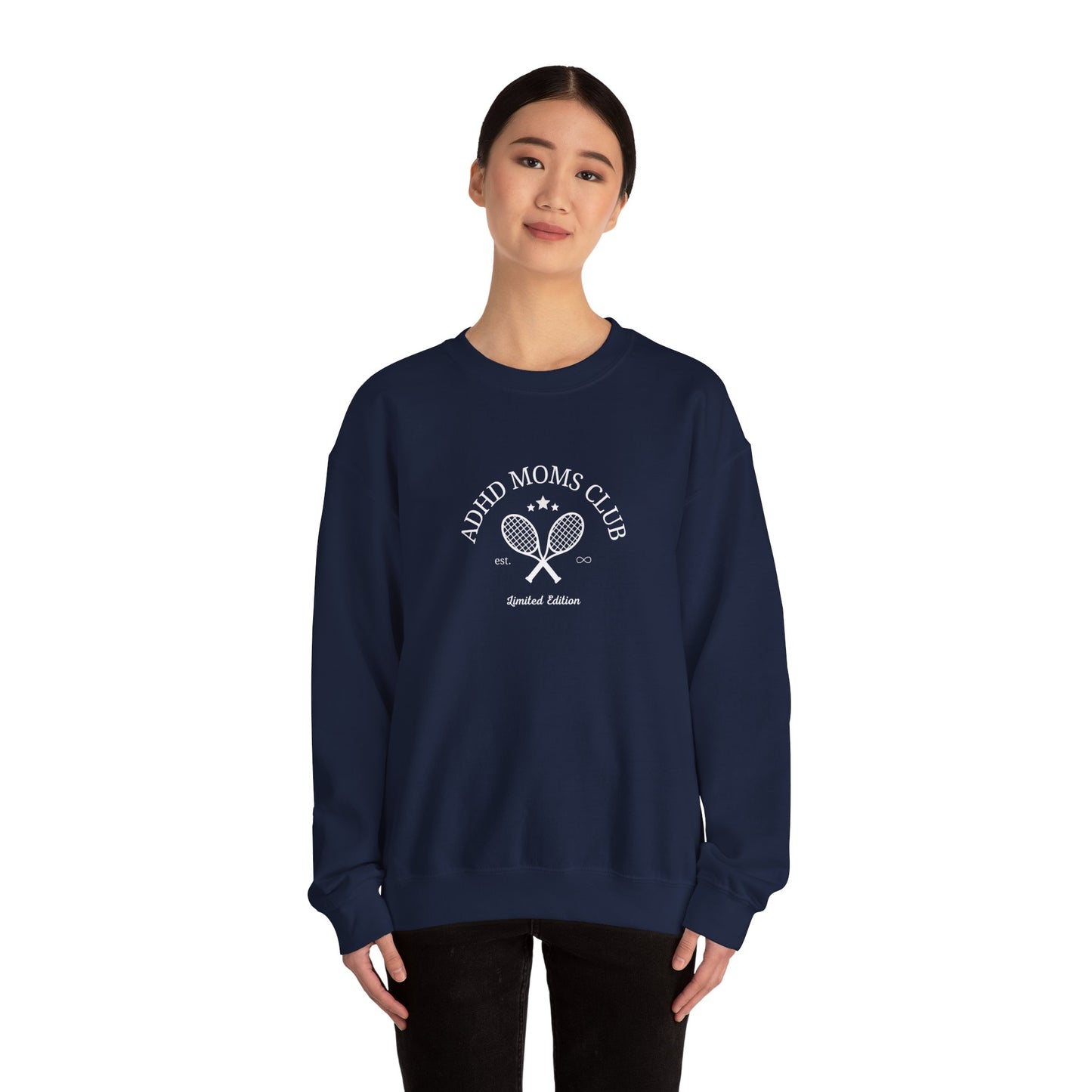 ADHD Moms Club Crewneck Sweatshirt