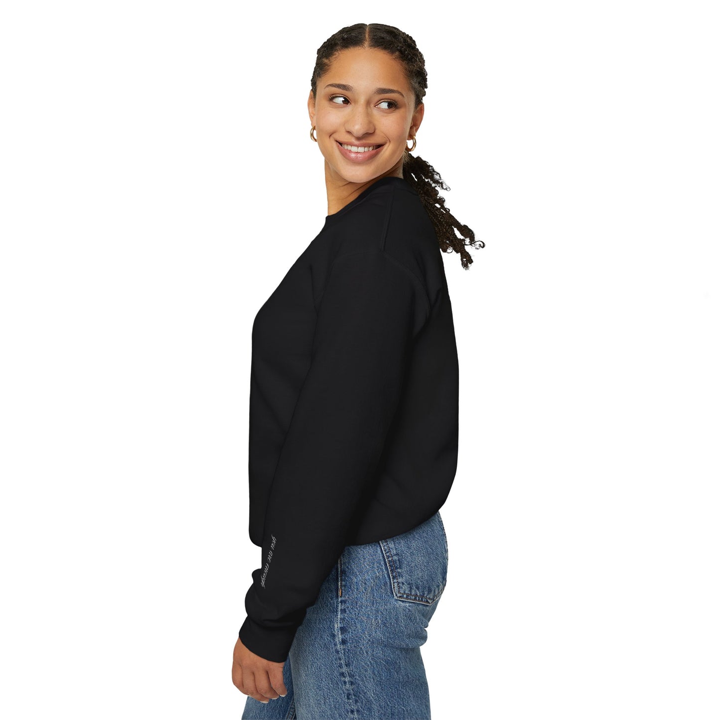 Logo with Note to Self Crewneck Sweatshirt