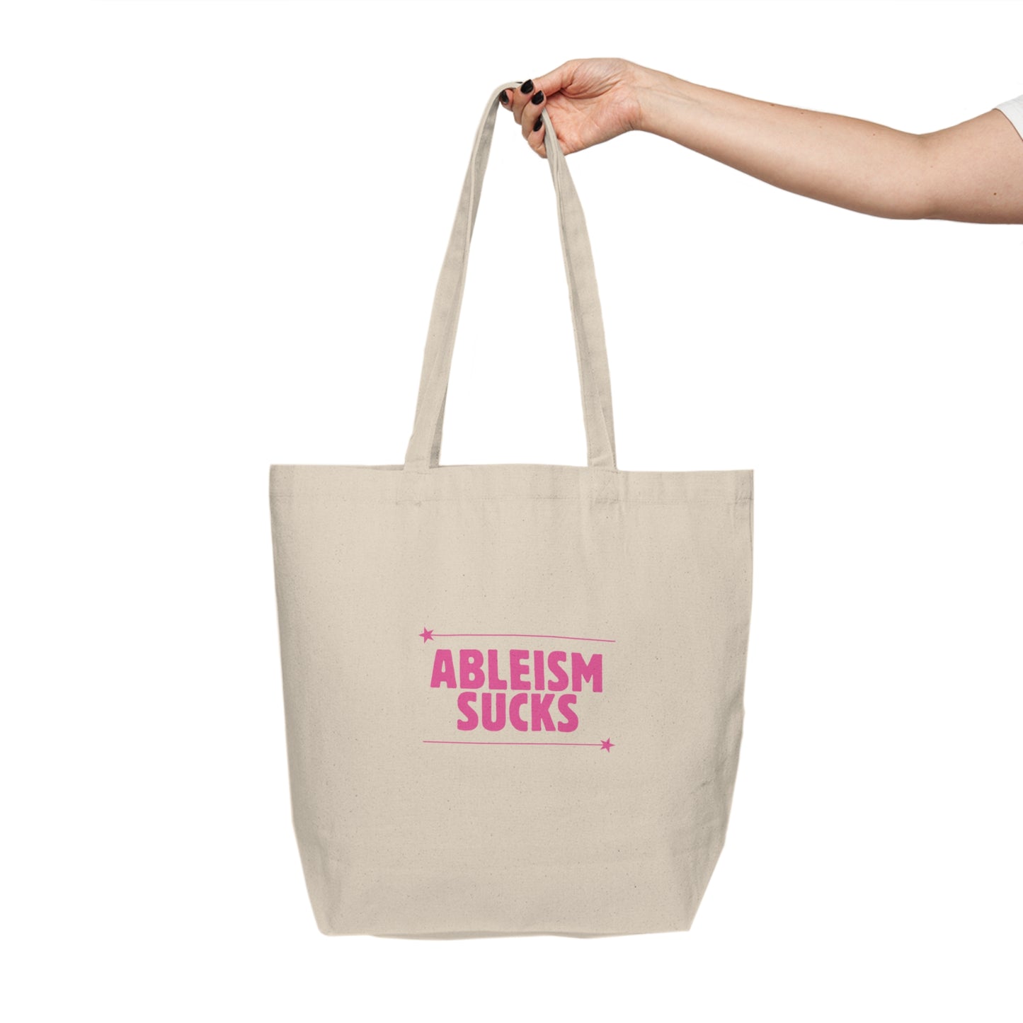 Ableism Sucks Canvas Shopping Tote