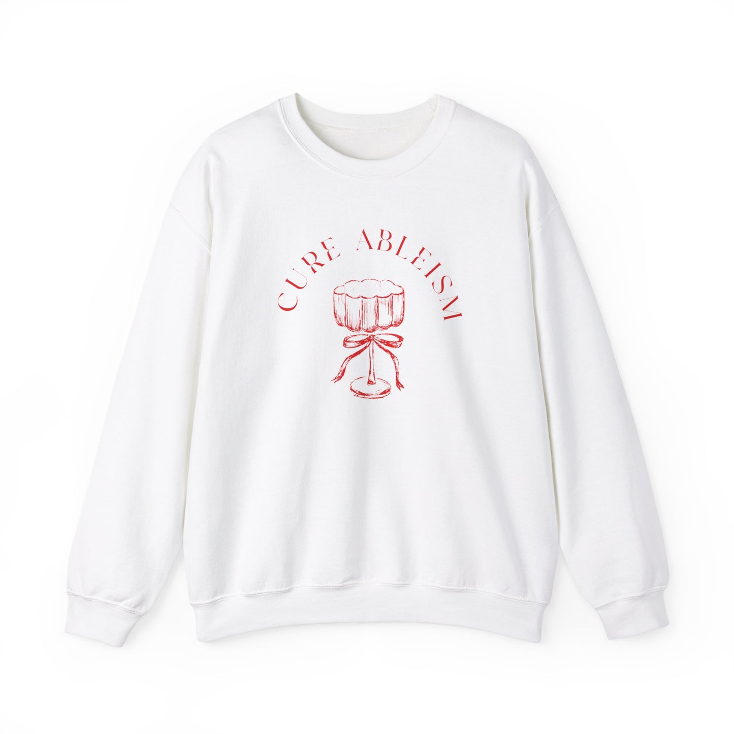 Cure Ableism Crewneck Sweatshirt