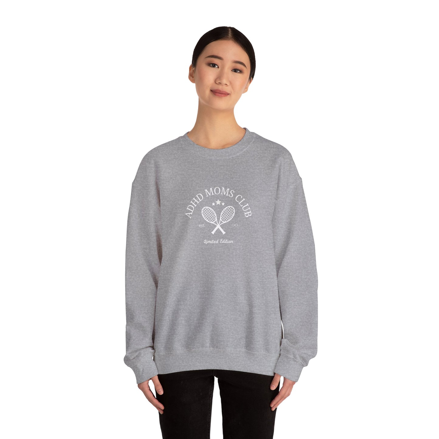 ADHD Moms Club Crewneck Sweatshirt