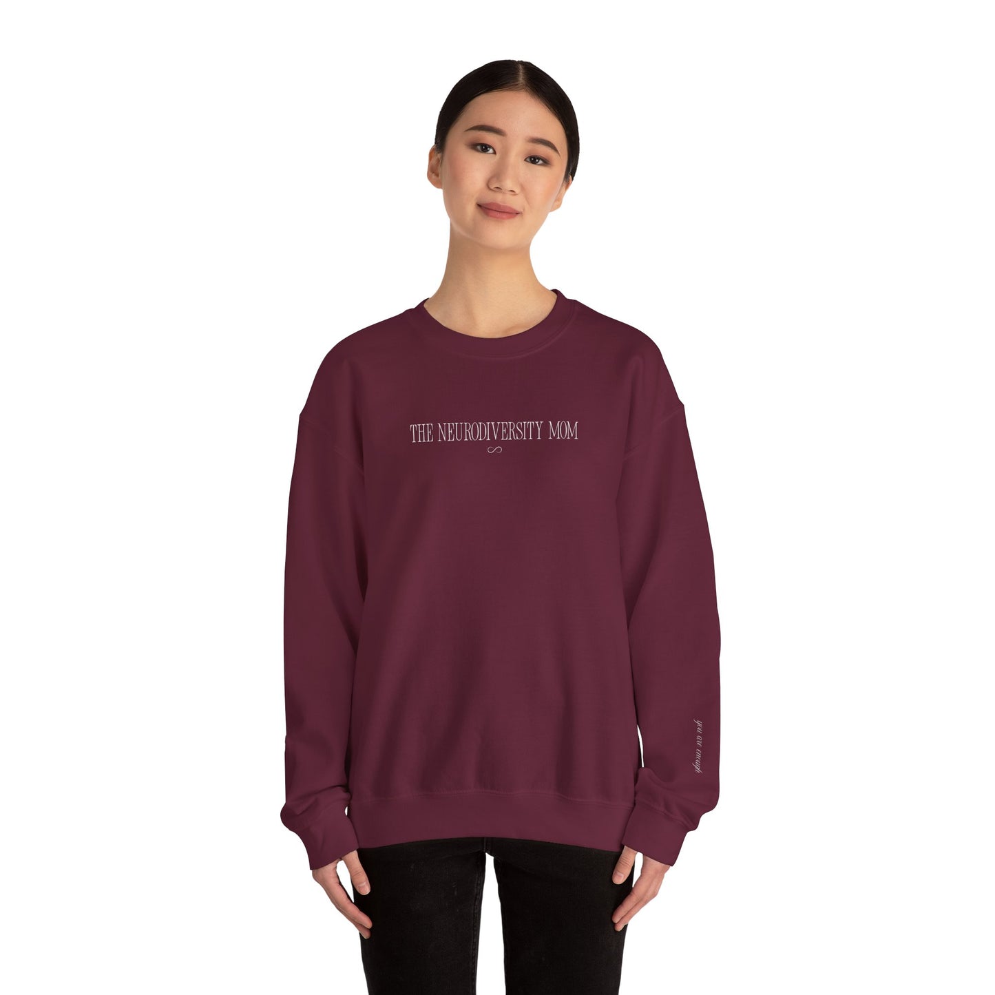 Logo with Note to Self Crewneck Sweatshirt