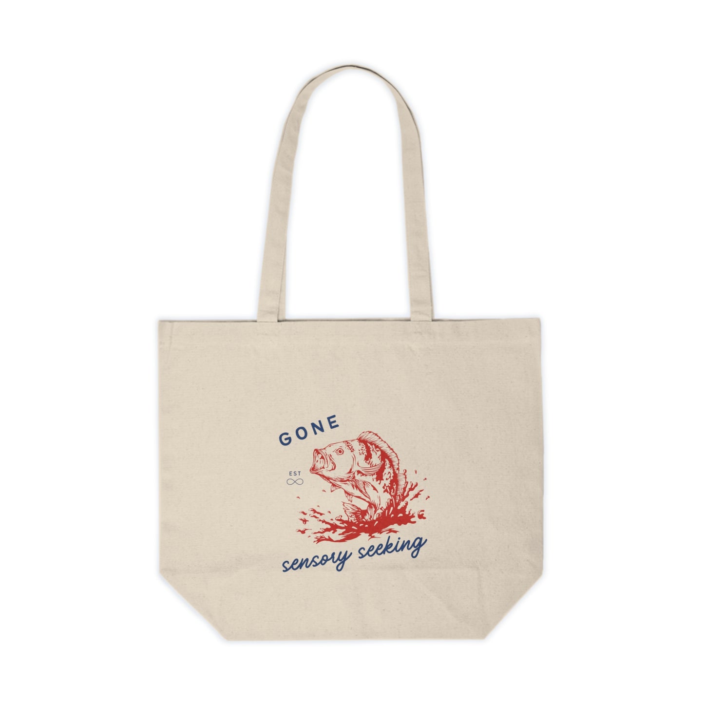 Gone Sensory Seeking Canvas Shopping Tote