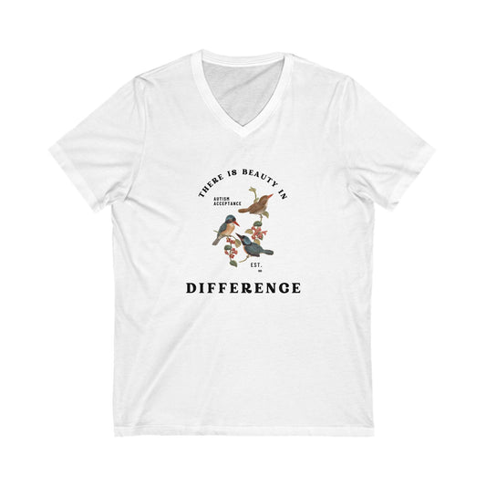 Beauty in Difference V-Neck Tee