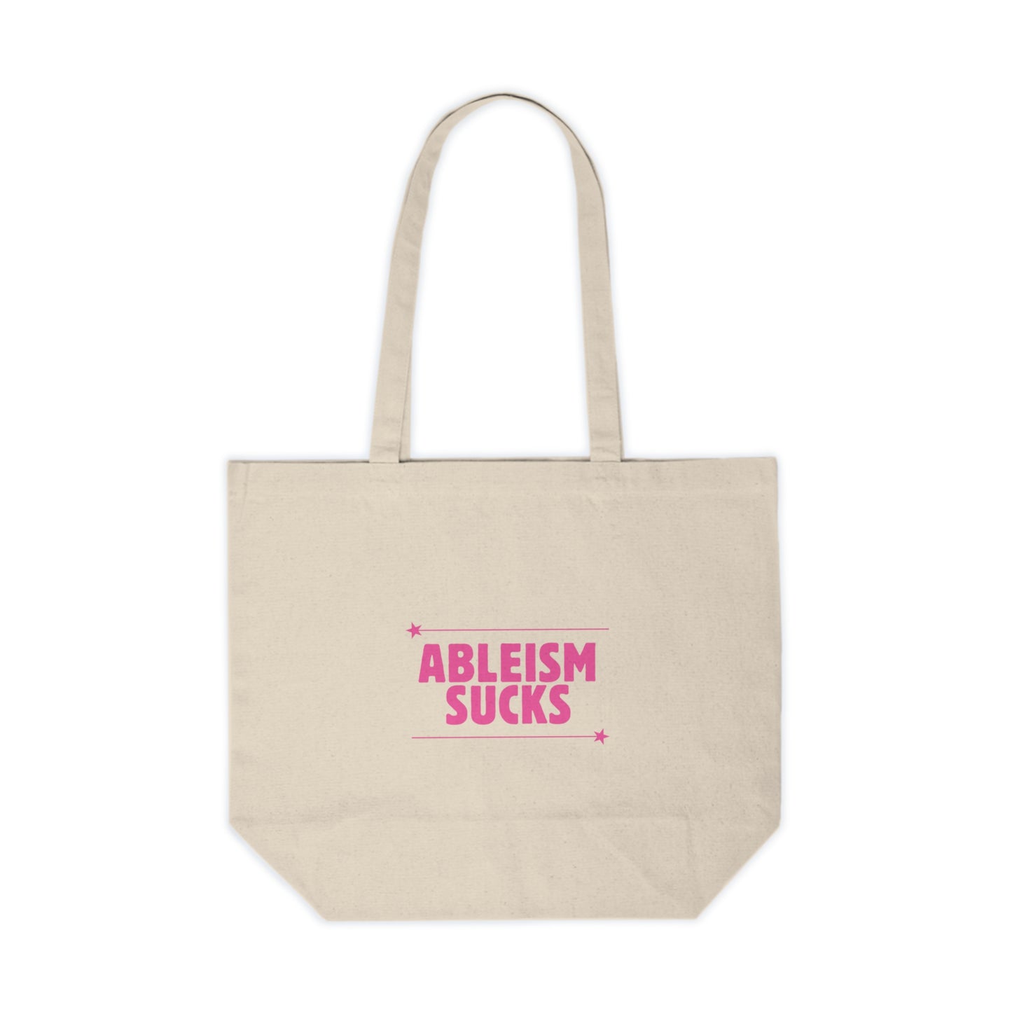 Ableism Sucks Canvas Shopping Tote