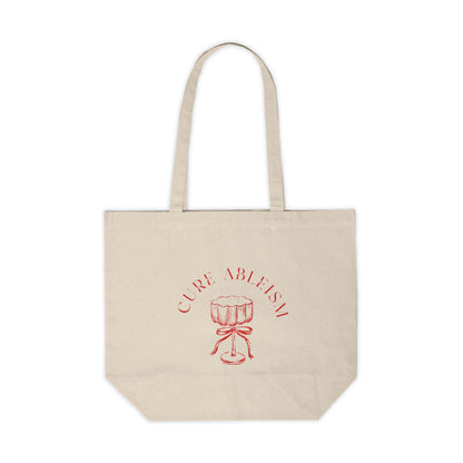 Cure Ableism Canvas Shopping Tote