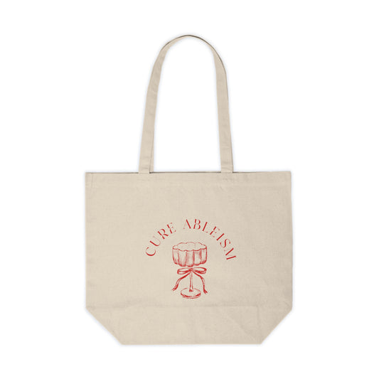 Cure Ableism Canvas Shopping Tote