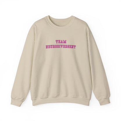 Team Neurodivergent Crewneck Sweatshirt