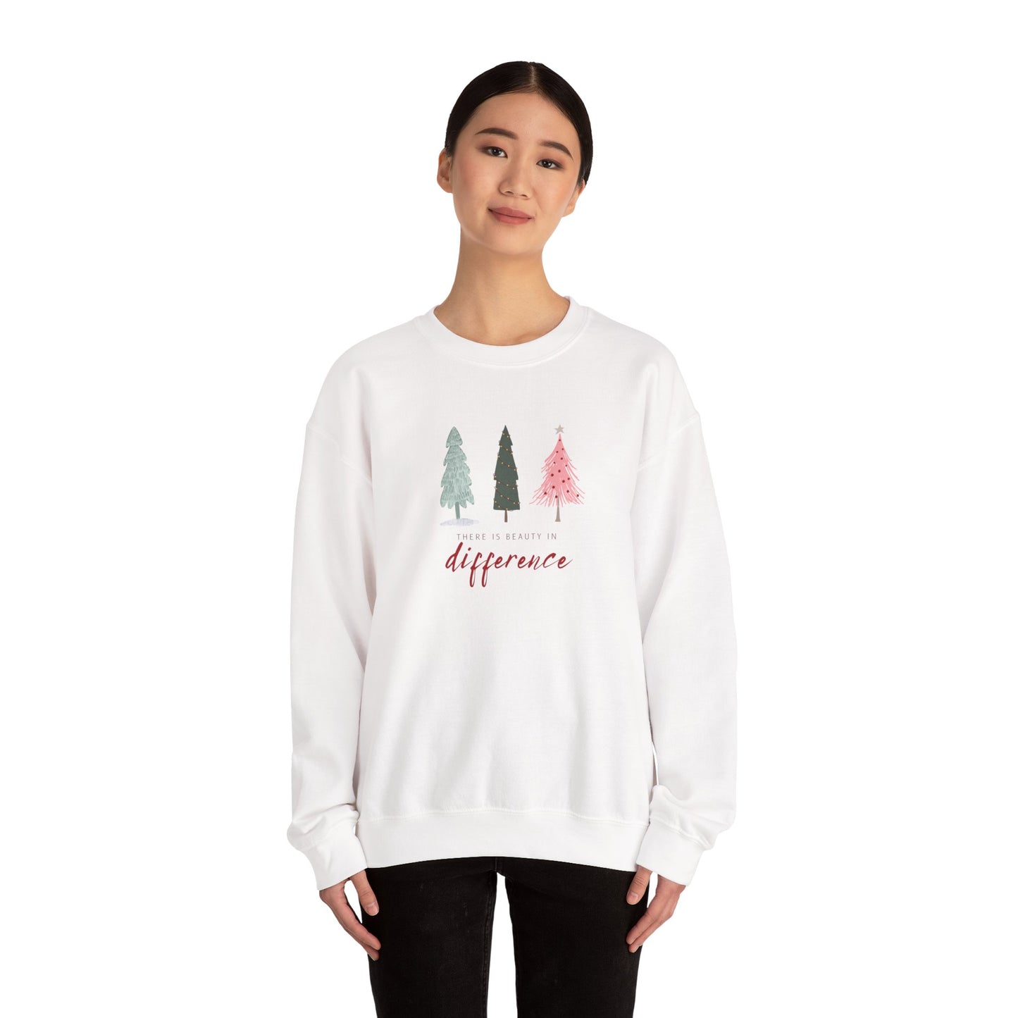 There is Beauty Christmas Crewneck Sweatshirt