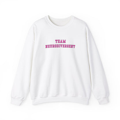 Team Neurodivergent Crewneck Sweatshirt