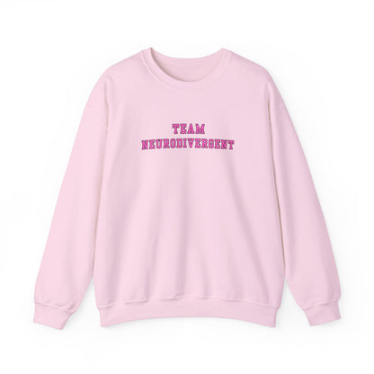 Team Neurodivergent Crewneck Sweatshirt