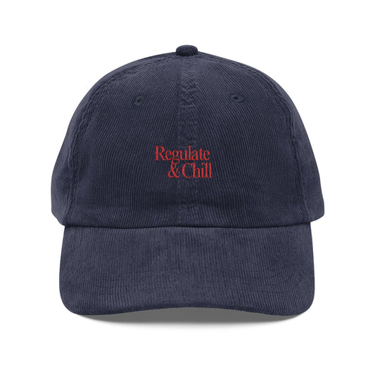 Regulate & Chill Vintage Corduroy Cap