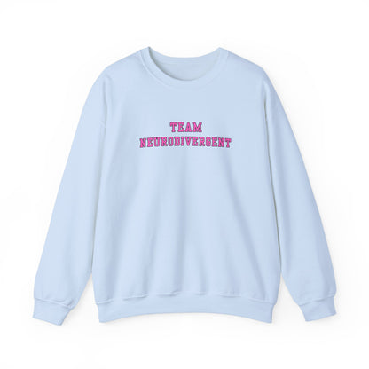 Team Neurodivergent Crewneck Sweatshirt