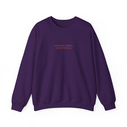 Showgirl x Advocate Crewneck Sweatshirt