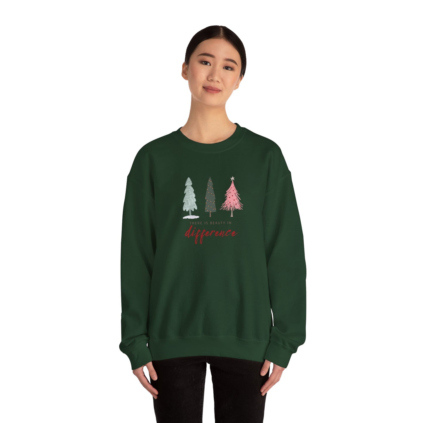 There is Beauty Christmas Crewneck Sweatshirt