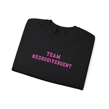 Team Neurodivergent Crewneck Sweatshirt